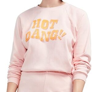 WILDFOX Women's Hot Dang Fiona Pullover Sweatshirt SMALL